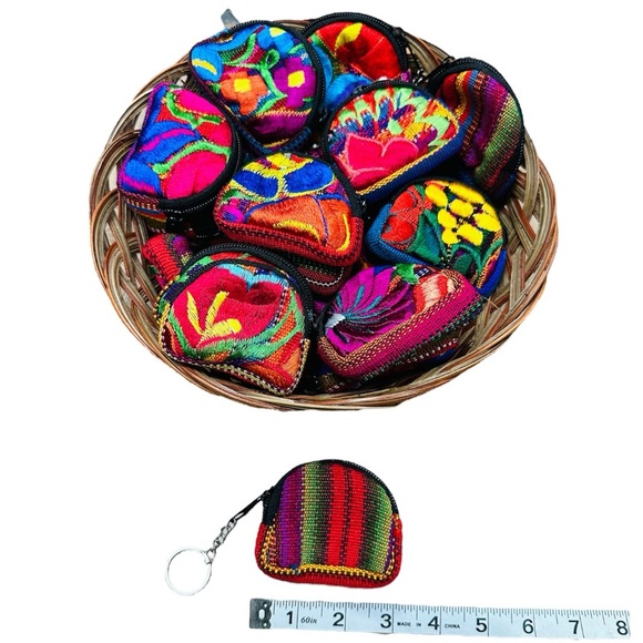 Mexican Floral Mini Coin Purses - Picture 3 of 4